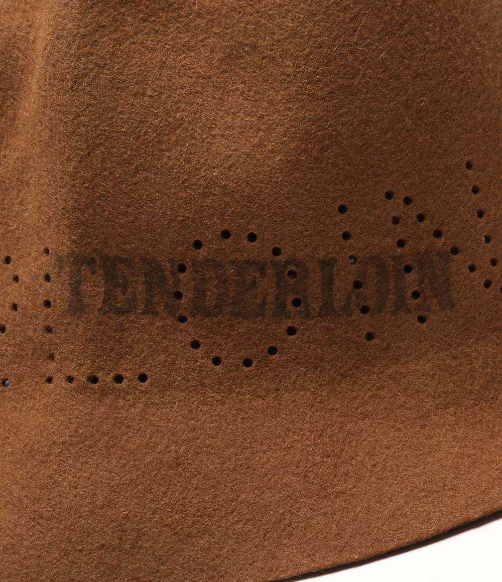 テンダーロイン ハット パンチング ブラウン レディース TENDERLOIN