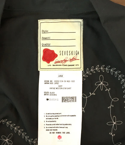 セヴシグ 長袖シャツ Vintage Western Star Shirt メンズ SIZE L SEVESKIG