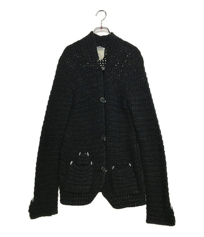 ジルサンダー カーディガン ローゲージニット ウール シルク レディース SIZE S Jil sander