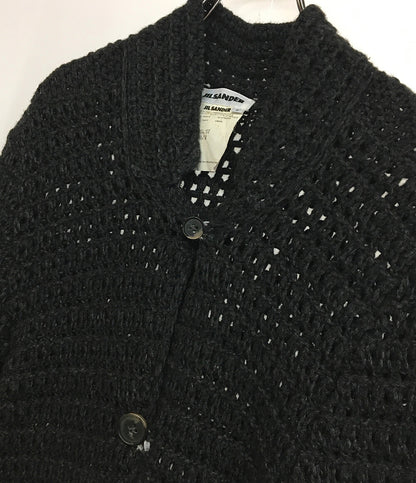 ジルサンダー カーディガン ローゲージニット ウール シルク レディース SIZE S Jil sander