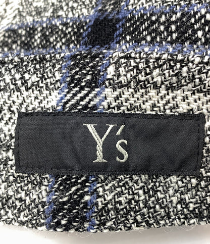 Y's スカート 23aw 杢チェックの巻きスカート YJ-S06-111 レディース SIZE 1 ワイズ