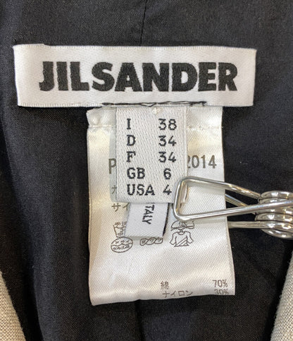 ジルサンダー カットオフデザインジャケット コットン レディース SIZE 38 JIL SANDER