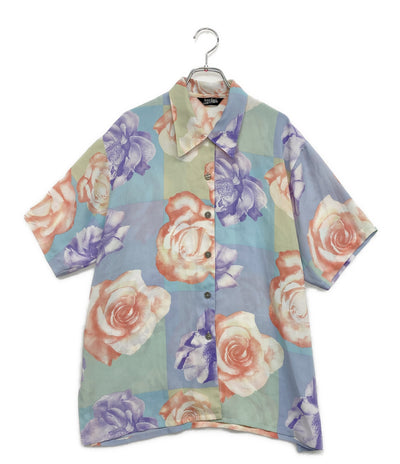 ジャンポール・ゴルチェ 半袖ブラウス 花柄 アロハ レディース SIZE B85 T156 Jean Paul Gaultier