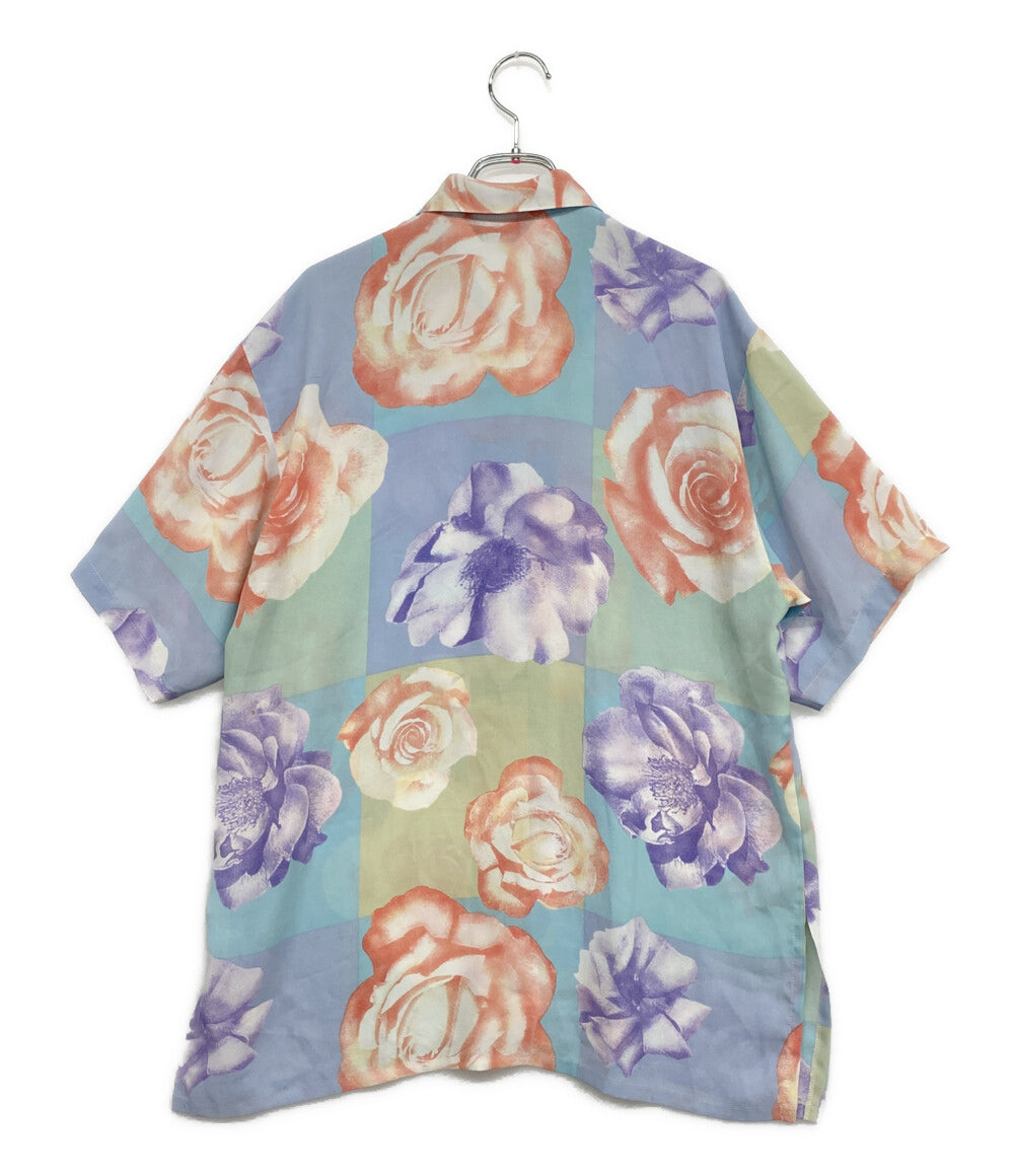 ジャンポール・ゴルチェ 半袖ブラウス 花柄 アロハ レディース SIZE B85 T156 Jean Paul Gaultier