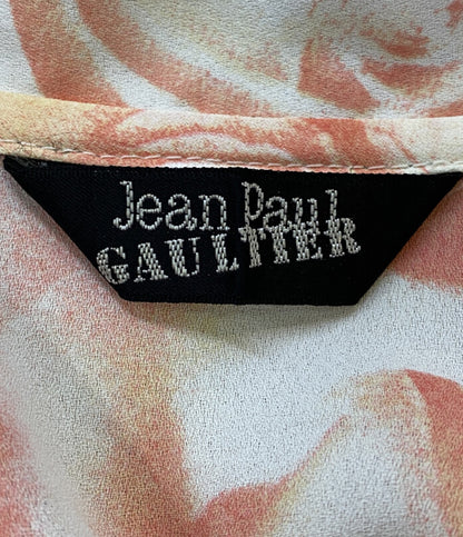 ジャンポール・ゴルチェ 半袖ブラウス 花柄 アロハ レディース SIZE B85 T156 Jean Paul Gaultier