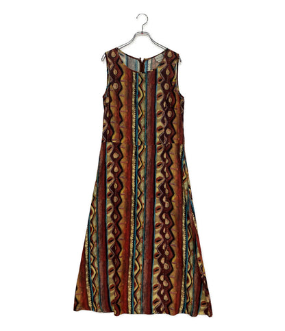 ドリスヴァンノッテン ノースリーブワンピース 総柄 ライカ期 3455-7103 レディース SIZE S DRIES VAN NOTEN