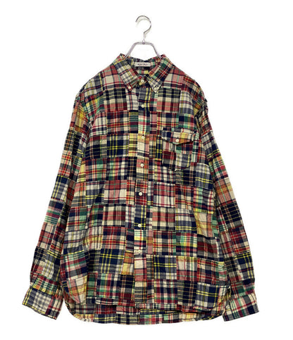 ポロ・ラルフローレン 美品 長袖シャツ BD BLEEDING MADRAS CLASSIC FIT メンズ SIZE L POLO RALPH LAUREN