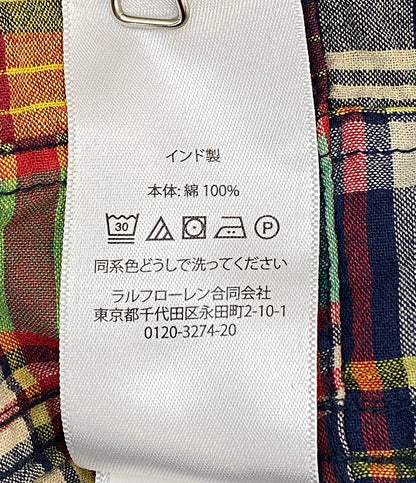 ポロ・ラルフローレン 美品 長袖シャツ BD BLEEDING MADRAS CLASSIC FIT メンズ SIZE L POLO RALPH LAUREN
