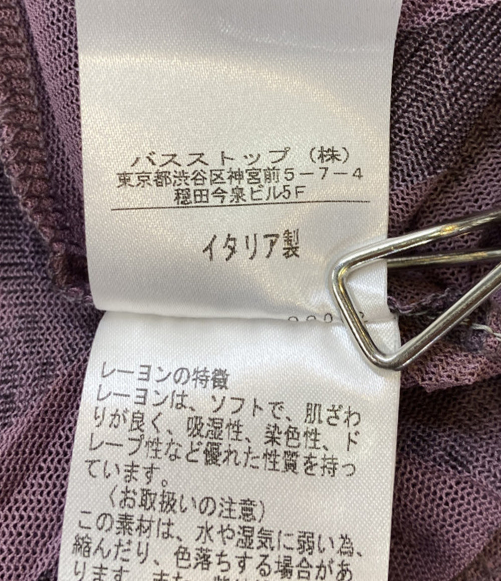 ジャンポール・ゴルチェ 美品 ノースリーブブラウス パワーネット GPC705A FLOWER レディース SIZE 38 Jean Paul GAULTIER