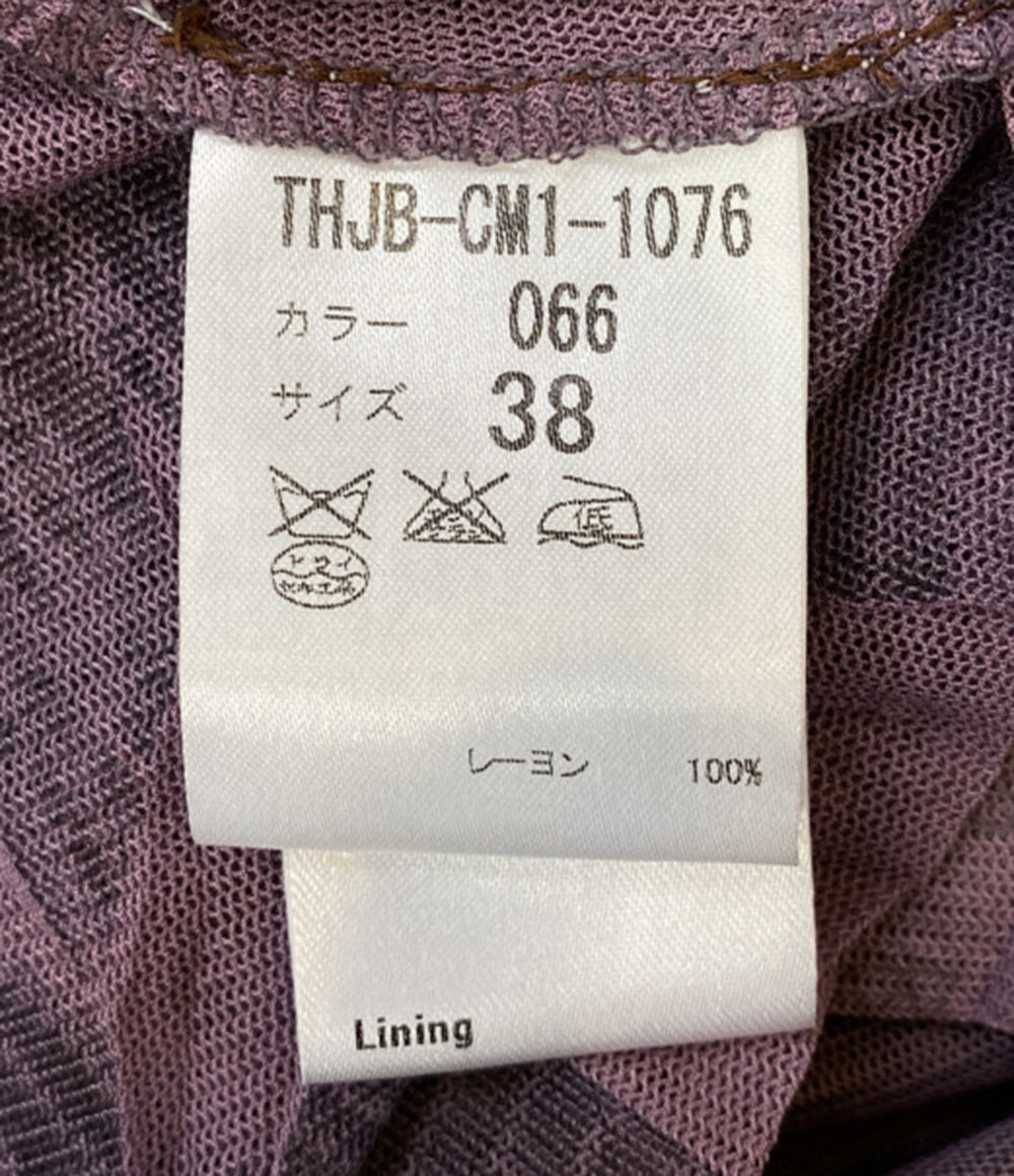 ジャンポール・ゴルチェ 美品 ノースリーブブラウス パワーネット GPC705A FLOWER レディース SIZE 38 Jean Paul GAULTIER