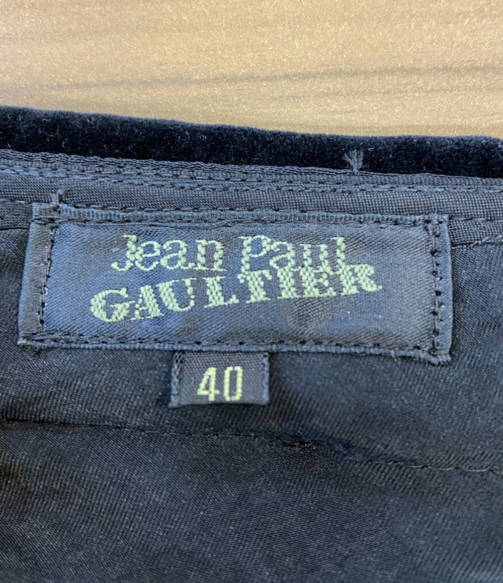 ジャンポール・ゴルチェ ブラウス ボディースーツ シアー ベルベット レディース SIZE 40 Jean Paul GAULTIER