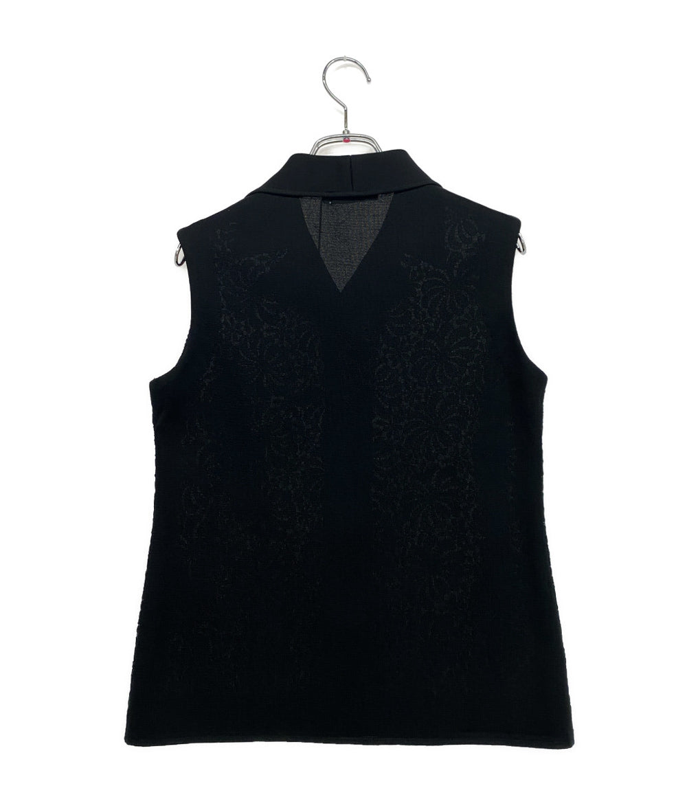 ジルサンダー ベスト イタリア製 レース BLK レディース SIZE - Jil sander