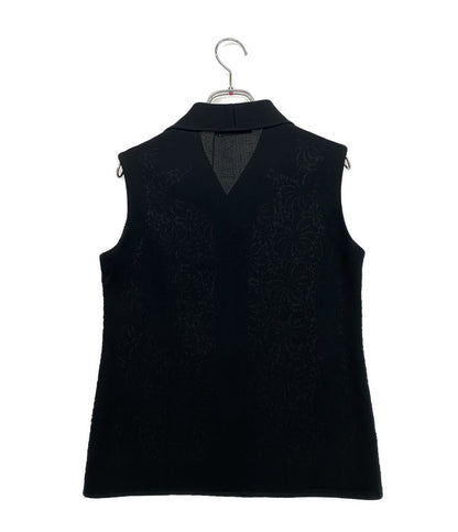 ジルサンダー ベスト イタリア製 レース BLK レディース SIZE - Jil sander