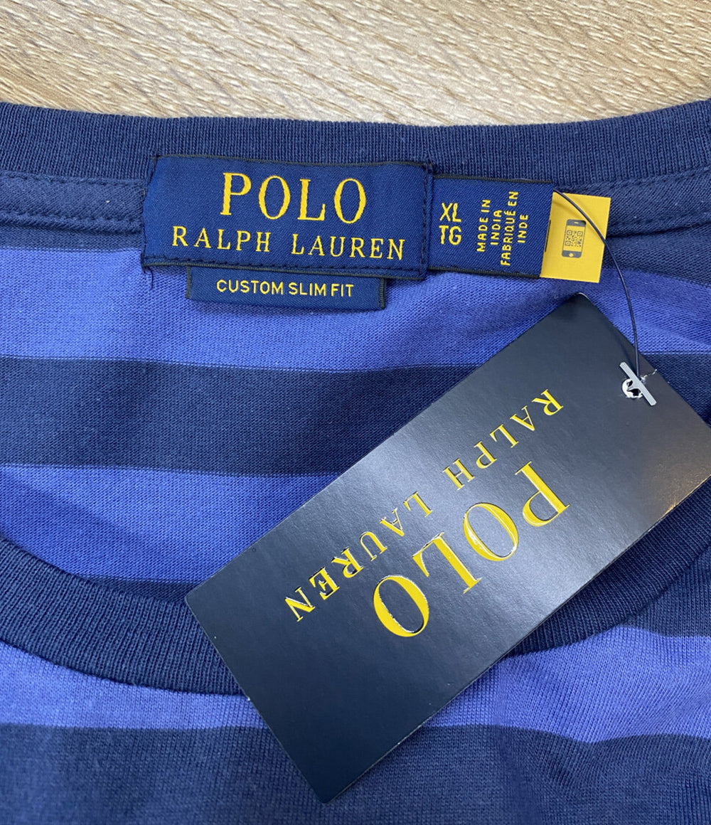 美品 POLO RALPH LAUREN 半袖Ｔシャツ ジャージー ボーダー メンズ SIZE XL ポロ・ラルフローレン