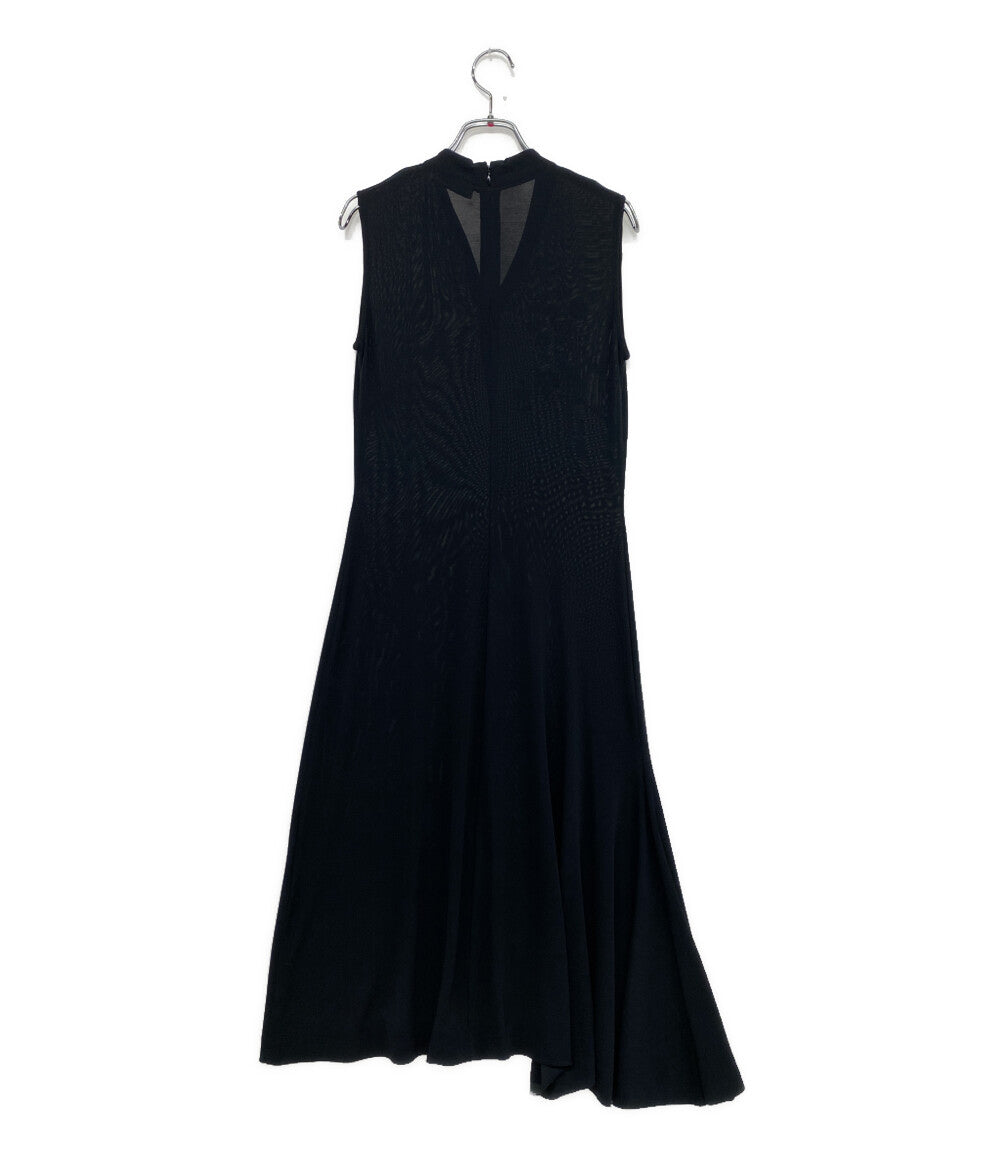 ジルサンダー ノースリーブワンピース アシンメトリー ブラック レディース SIZE - JIL SANDER