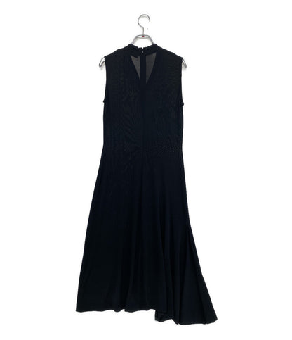 ジルサンダー ノースリーブワンピース アシンメトリー ブラック レディース SIZE - JIL SANDER