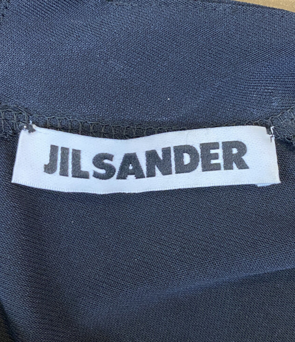 ジルサンダー ノースリーブワンピース アシンメトリー ブラック レディース SIZE - JIL SANDER