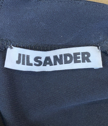 ジルサンダー ノースリーブワンピース アシンメトリー ブラック レディース SIZE - JIL SANDER