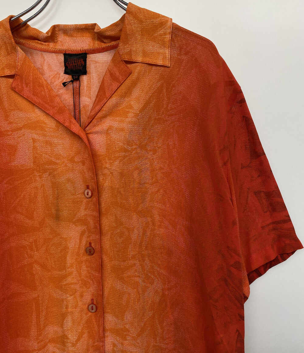 ジャンポール・ゴルチェ 美品 半袖シャツ ドッキング半袖シャツ レディース SIZE B85 T156 Jean Paul Gaultier