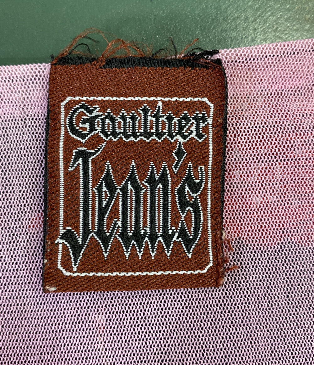ジャンポール・ゴルチェ ブラウス Gaultier Jeans パワーネット 花柄 レディース SIZE B79 T156 Jean Paul GAULTIER