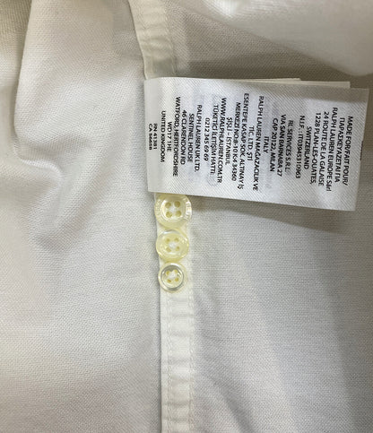美品 POLO RALPH LAUREN 長袖シャツ BD オックスフォード ワンポケ 袖ポニー メンズ SIZE L ポロ・ラルフローレン