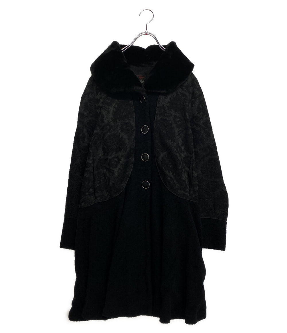 ジャンポールゴルチエクラシック コート ファー レーヨン レディース SIZE - Jean Paul GAULTIER CLASSIQUE