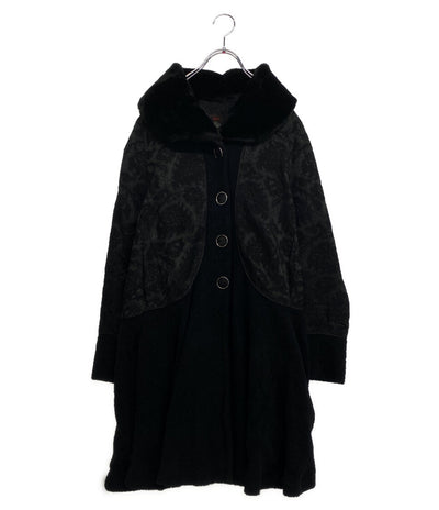 ジャンポールゴルチエクラシック コート ファー レーヨン レディース SIZE - Jean Paul GAULTIER CLASSIQUE