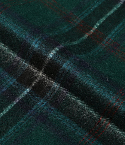 LOCHCARRON ロキャロン マフラー カシミア チェック グリーン レディース