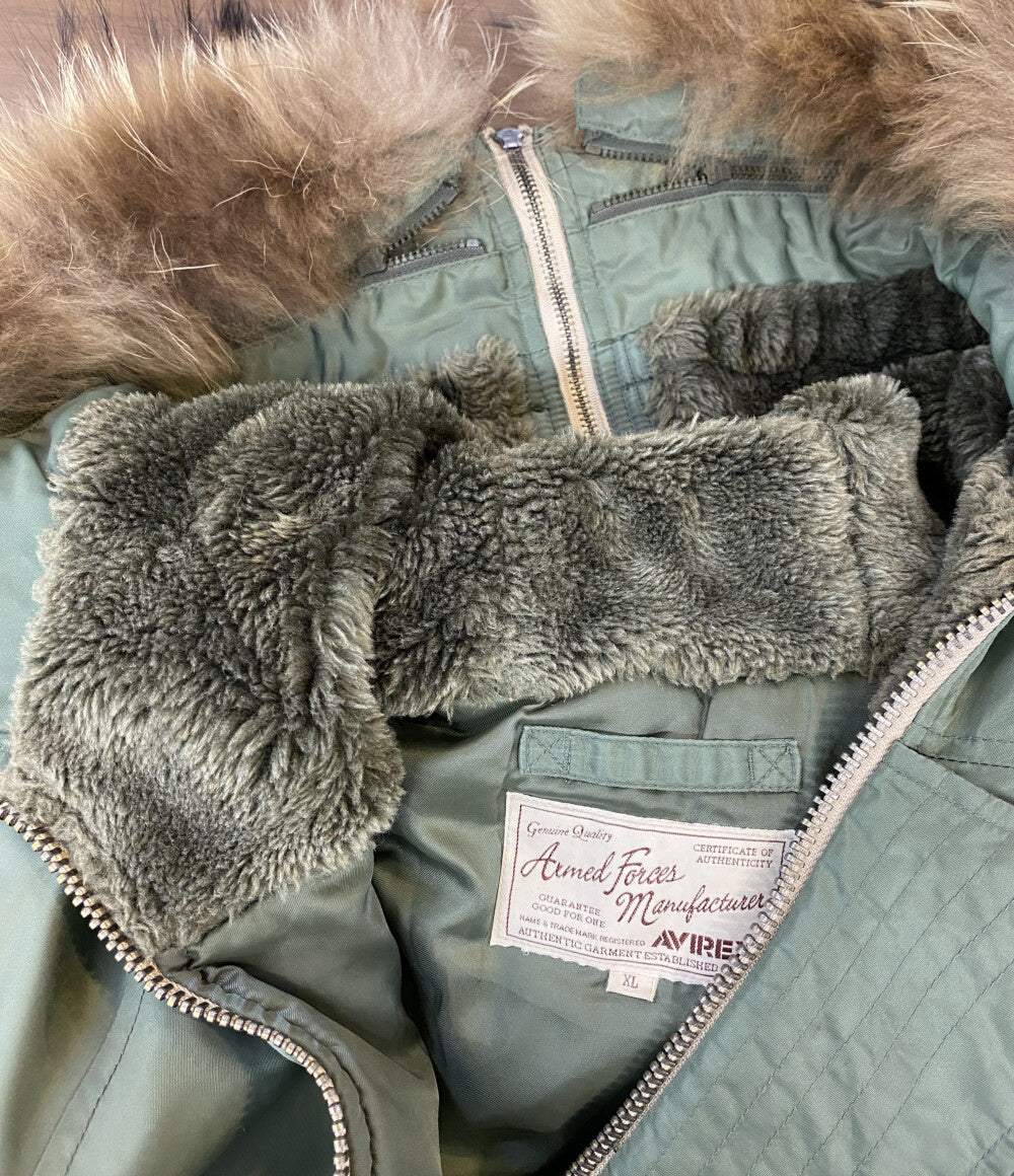 AVIREX 中綿ジャケット OLIVE N-2B 6152177 メンズ SIZE XL アヴィレックス