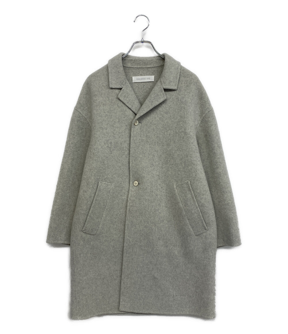 ギャルリーヴィー 美品 チェスターコート ダブルフェイス 23-08-24-08301 レディース SIZE F GALERIE　VIE