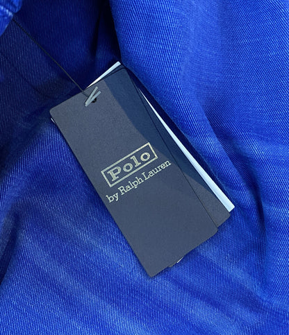 ポロ・ラルフローレン 美品 ジャケット ツイル ユーティリティ ブルー メンズ SIZE L POLO RALPH LAUREN