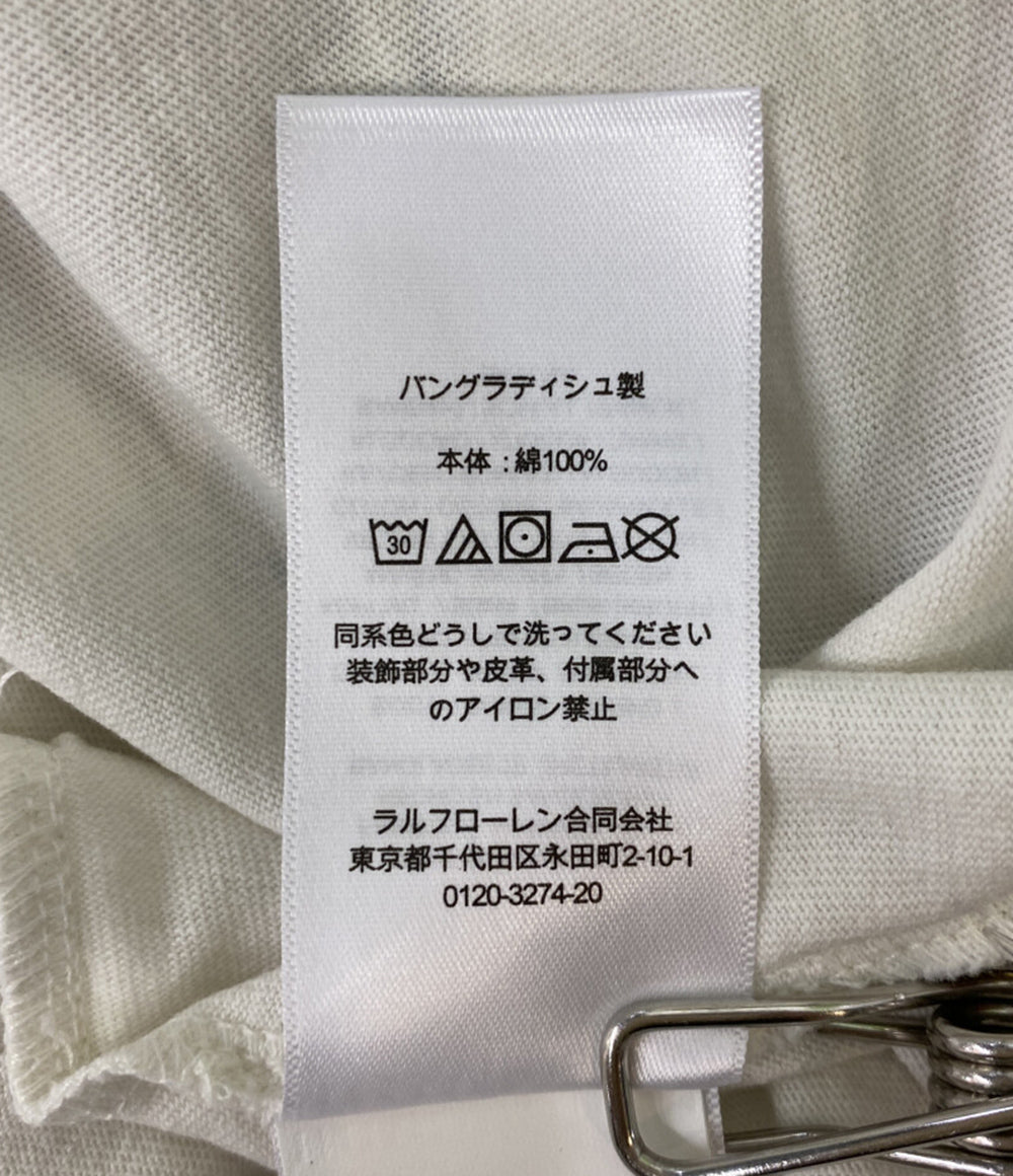 POLO RALPH LAUREN 半袖Ｔシャツ RINGER SHORT SLEEVE ナチュラル メンズ SIZE L ポロ・ラルフローレン