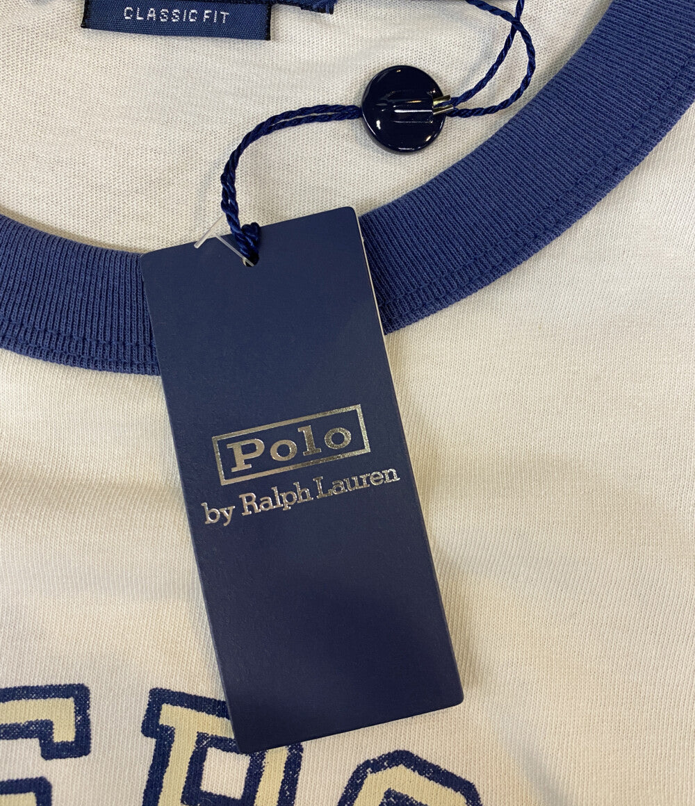 POLO RALPH LAUREN 半袖Ｔシャツ RINGER SHORT SLEEVE ナチュラル メンズ SIZE L ポロ・ラルフローレン