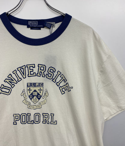 POLO RALPH LAUREN 半袖Ｔシャツ RINGER SHORT SLEEVE ナチュラル メンズ SIZE L ポロ・ラルフローレン