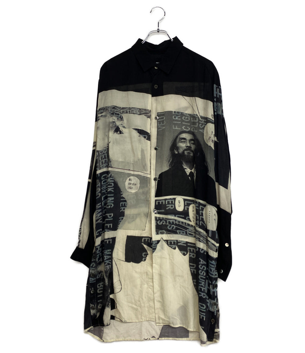 ブラックスキャンダル ヨウジヤマモト 長袖シャツ 18aw サイドボタン メンズ SIZE 3 BLACK Scandal yohji yamamoto