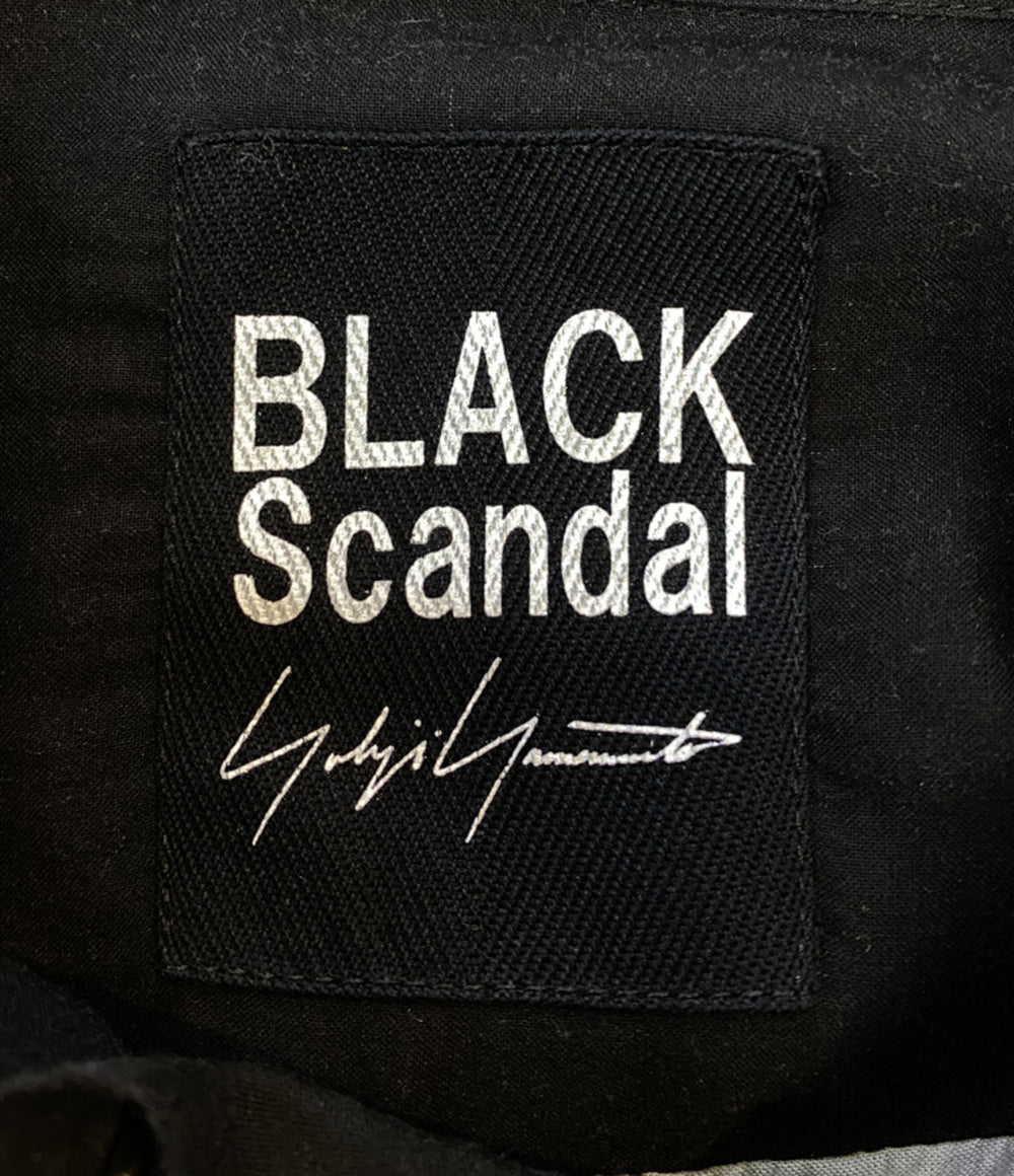 ブラックスキャンダル ヨウジヤマモト 長袖シャツ 18aw サイドボタン メンズ SIZE 3 BLACK Scandal yohji yamamoto