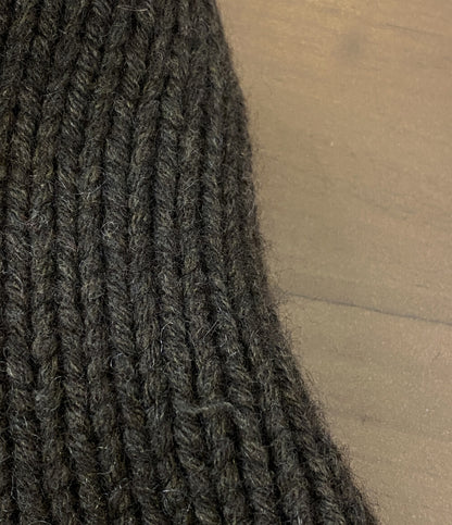 ラフシモンズ ニット ポルターガイスト期 2005-2006 フルジップ ブラウン ウール メンズ SIZE 46 RAF SIMONS