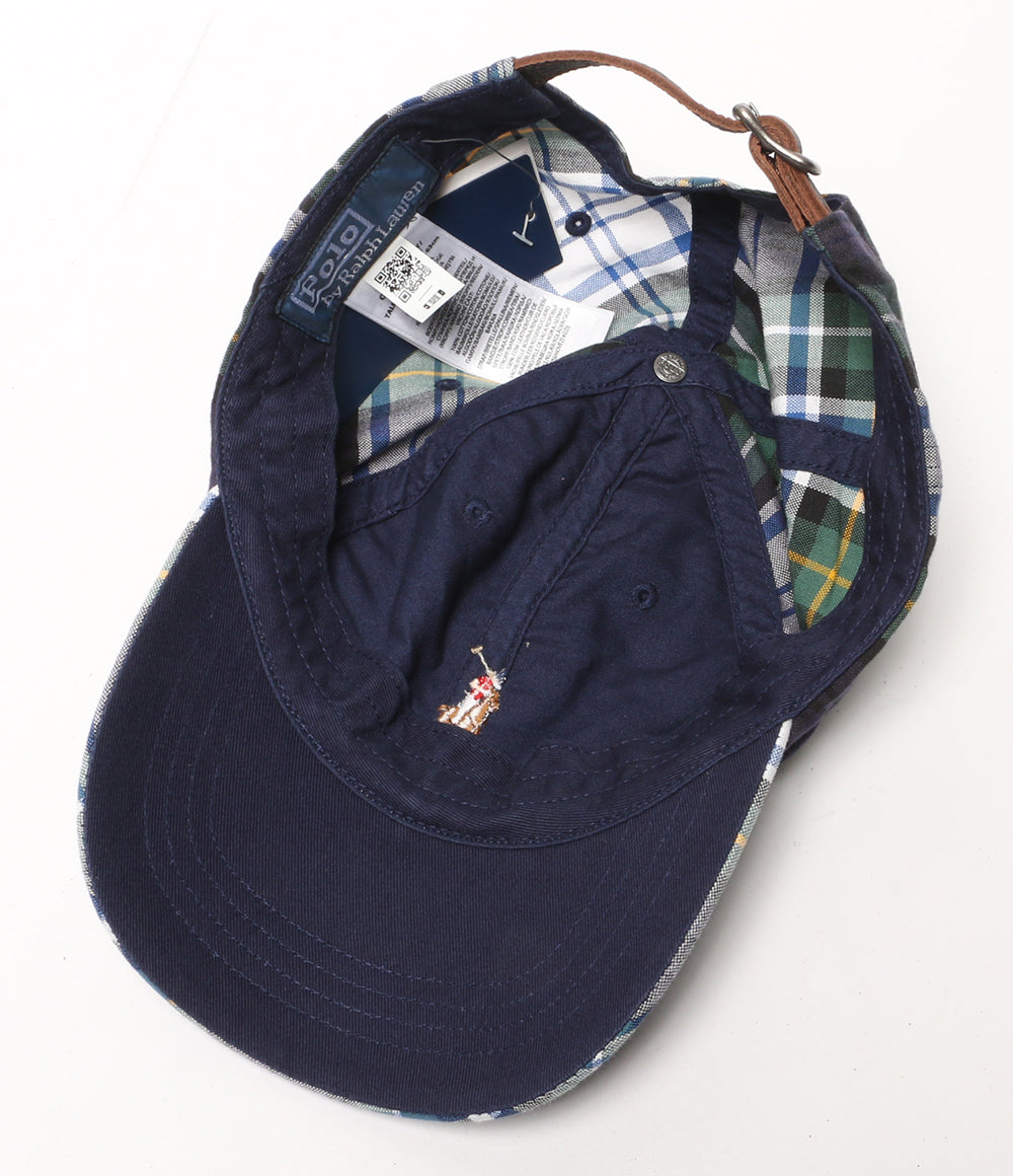 ポロ・ラルフローレン マドラス オックスフォード ボールキャップ メンズ SIZE ONE SIZE POLO RALPH LAUREN