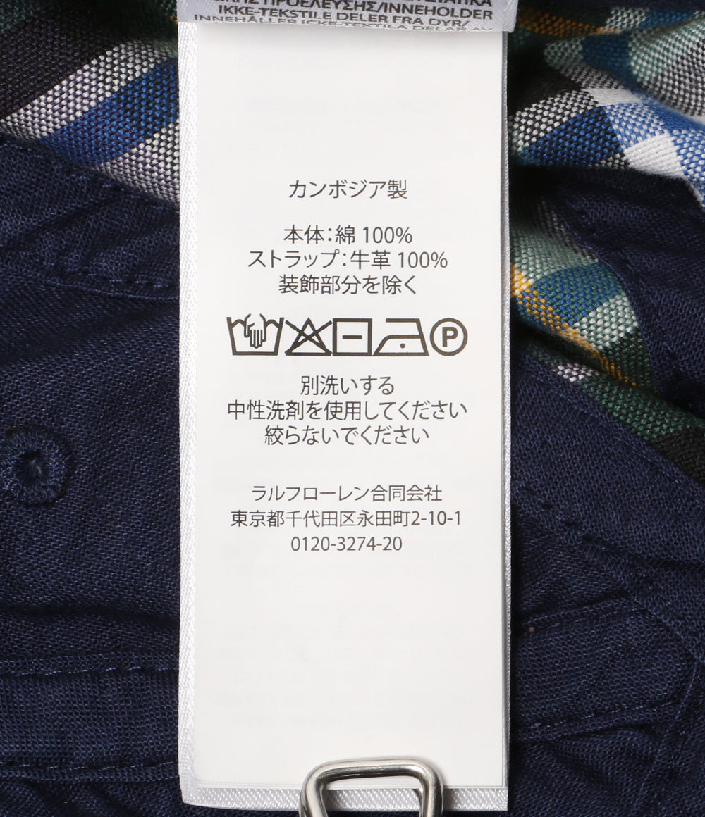 ポロ・ラルフローレン マドラス オックスフォード ボールキャップ メンズ SIZE ONE SIZE POLO RALPH LAUREN