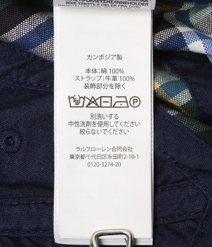 ポロ・ラルフローレン マドラス オックスフォード ボールキャップ メンズ SIZE ONE SIZE POLO RALPH LAUREN