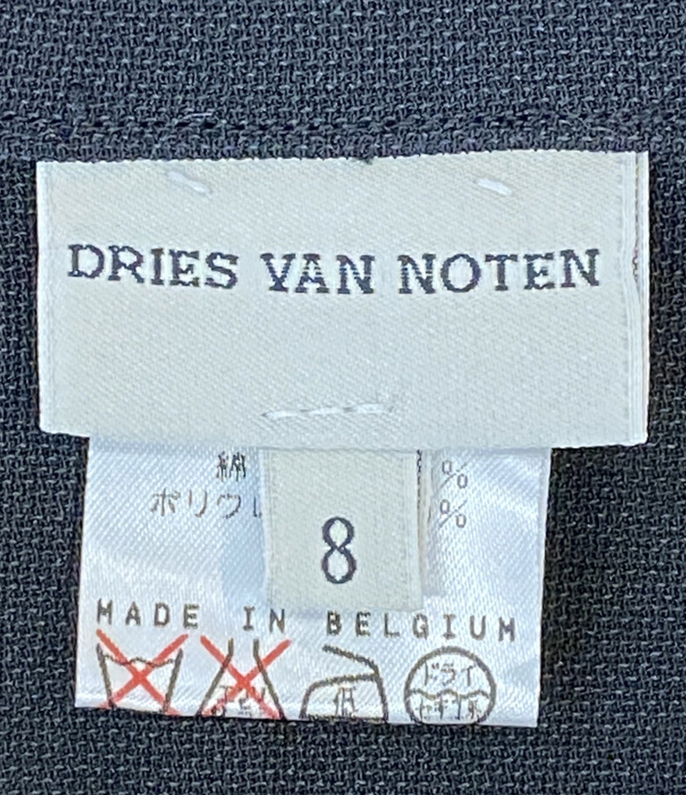 ドリスヴァンノッテン ベスト ライカ期 フリル BLK 90s 3759-7020 レディース SIZE 8 DRIES VAN NOTEN