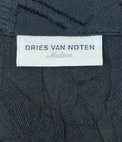 ドリスヴァンノッテン ノースリーブワンピース ブラック シアー レディース SIZE - DRIES VAN NOTEN