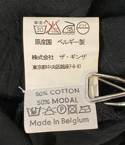ドリスヴァンノッテン ノースリーブワンピース ブラック シアー レディース SIZE - DRIES VAN NOTEN