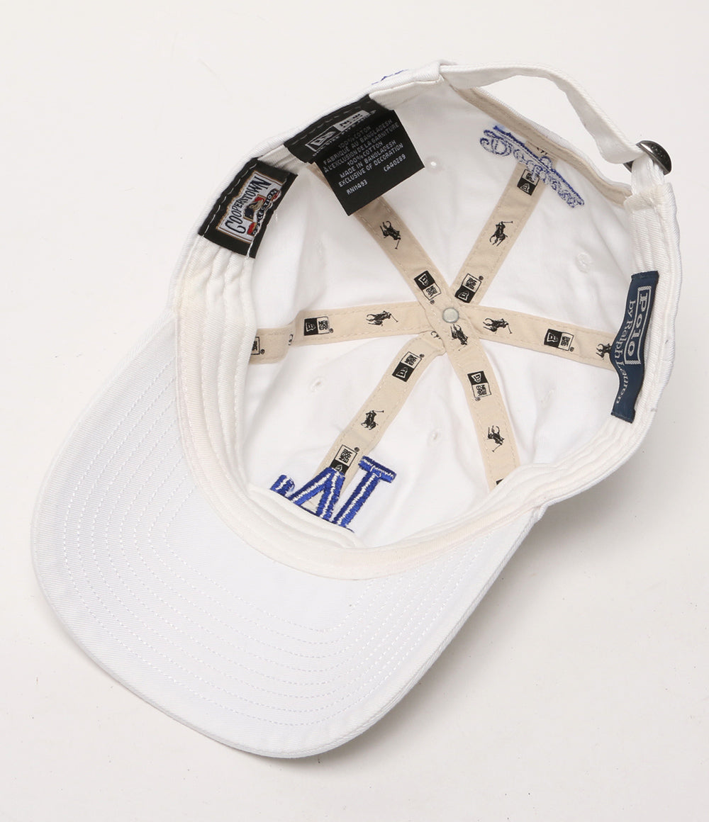 新品 ラルフローレン×ニューエラ ドジャース 白　キャップ ポロ・ラルフローレン ニューエラ キャップ LAドジャース メンズ