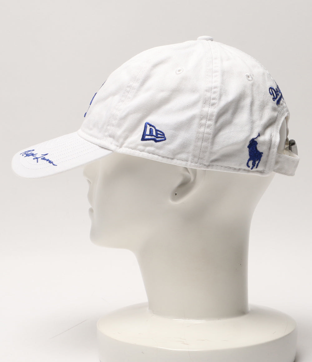 新品 ラルフローレン×ニューエラ ドジャース 白　キャップ ポロ・ラルフローレン ニューエラ キャップ LAドジャース メンズ