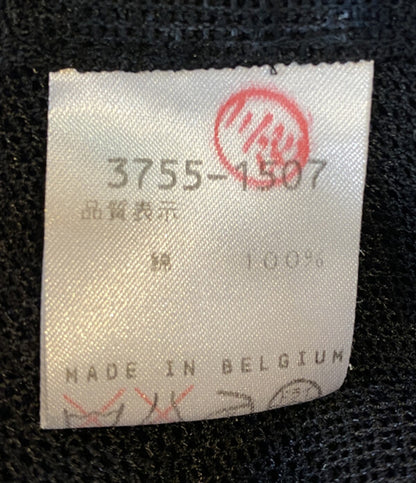 ドリスヴァンノッテン ロングジレ ライカ期 90s シアー トグル ブラック BELGIUM製 48 レディース SIZE 48 DRIES VAN NOTEN