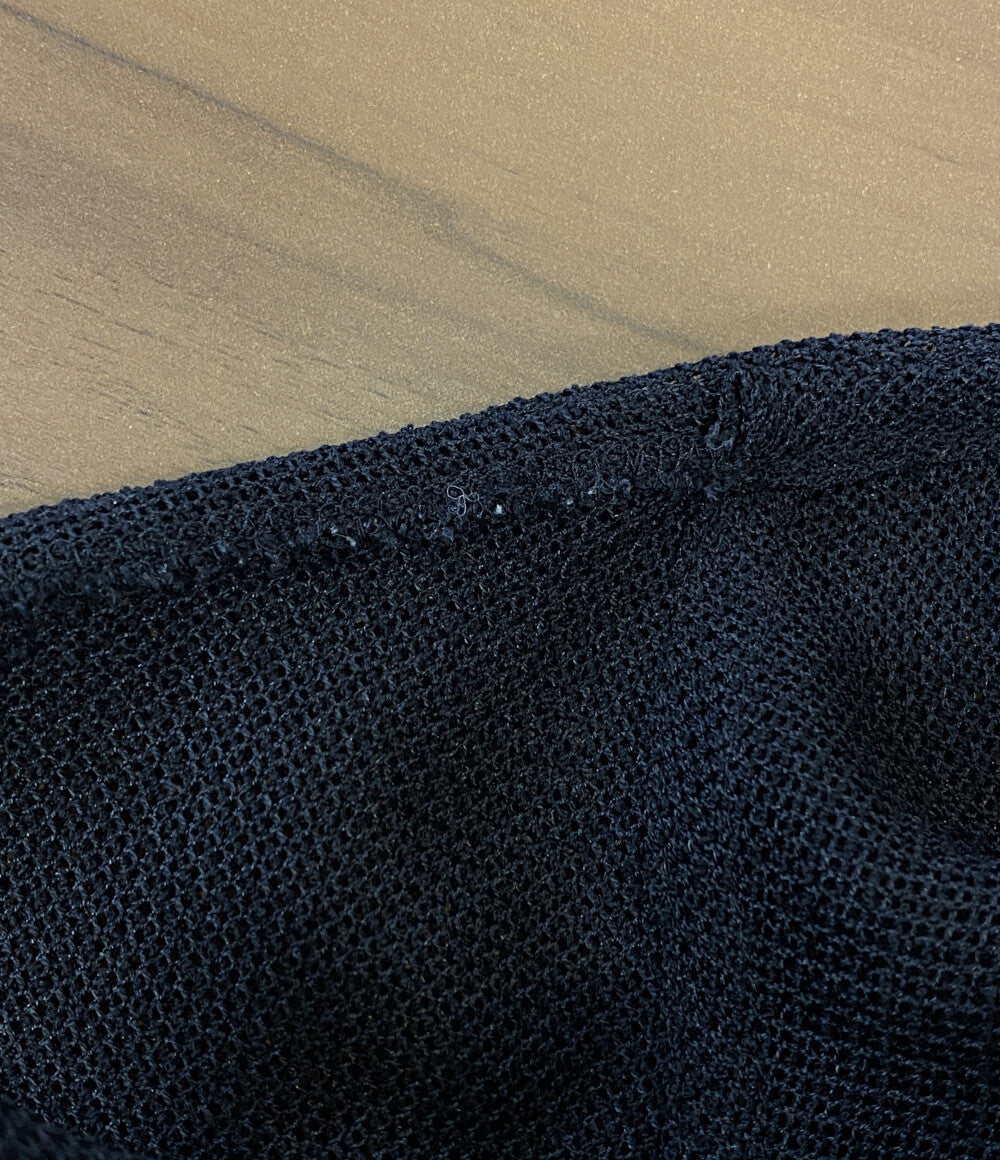 ドリスヴァンノッテン ロングジレ ライカ期 90s シアー トグル ブラック BELGIUM製 48 レディース SIZE 48 DRIES VAN NOTEN