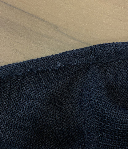 ドリスヴァンノッテン ロングジレ ライカ期 90s シアー トグル ブラック BELGIUM製 48 レディース SIZE 48 DRIES VAN NOTEN