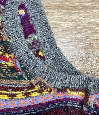 美品 POLO RALPH LAUREN ウールベスト フェアアイル メンズ SIZE L ポロ・ラルフローレン