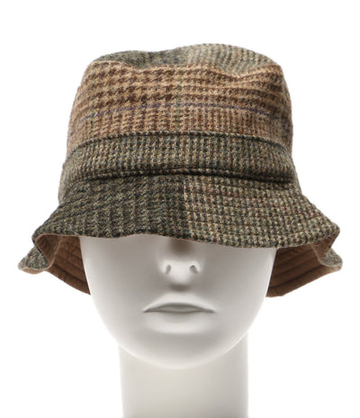 POLO RALPH LAUREN バケットハット ウール ブラウンチェック メンズ SIZE S/M/ ポロ・ラルフローレン